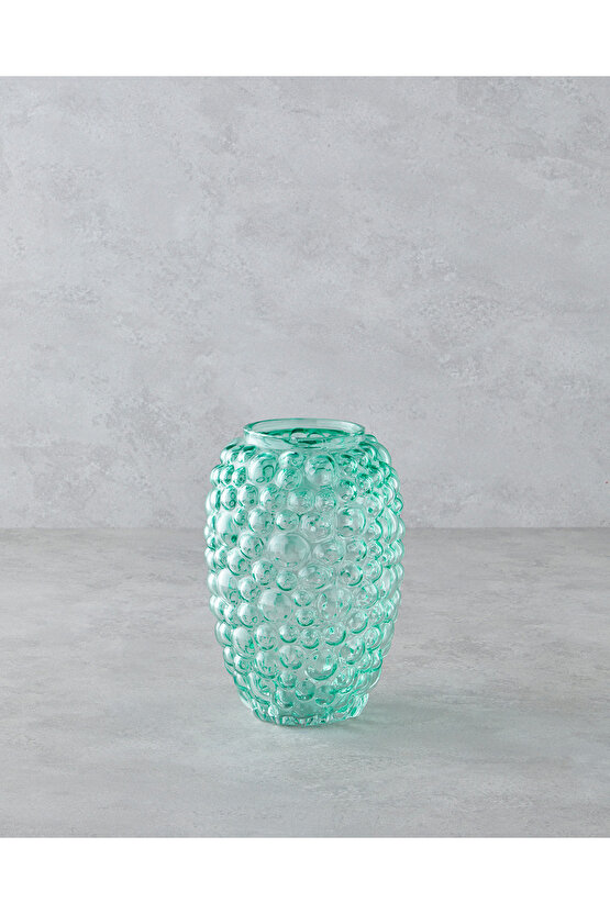 Ella Vazo 25 cm Yeşil