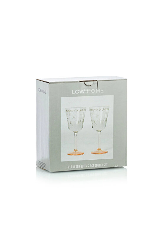 LCW HOME Ayaklı Cam Su Bardağı 2li 280 Ml