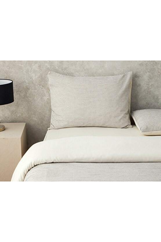 Ode Şönil İplikli İpliği Boyalı Tek Kişilik Nevresim Takımı Siyah