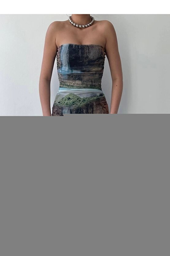 Corallo Punch Nakışlı Dekoratif Kırlent Lacivert-Turuncu