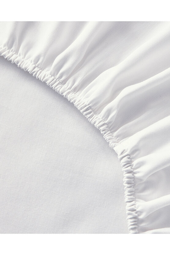 Comfy Plain Çift Kişilik Nevresim Takımı Beyaz - Lacivert