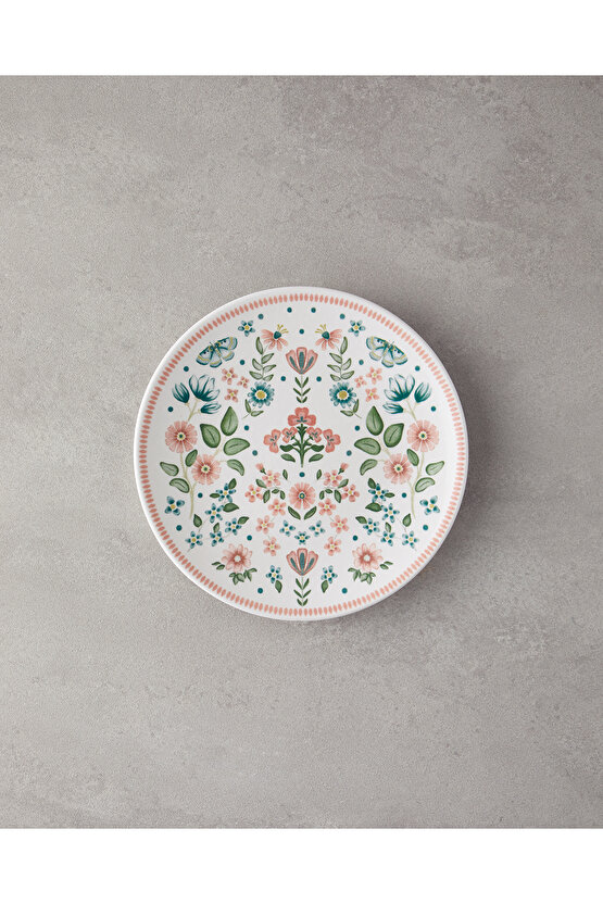 Enola Seramik Yemek Takımı 16 Parça 4 Kişilik Yeşil