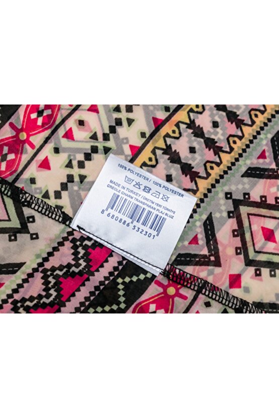 Creole Charm Transparan Bluz M Koral