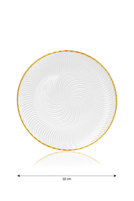 Desenli Cam Tabak 32 Cm - W4IY22Z8