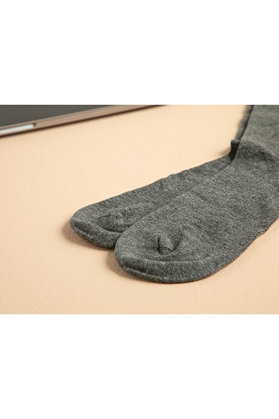 Basic Cotton Pamuk Erkek Soket Çorap 40-44 Gri