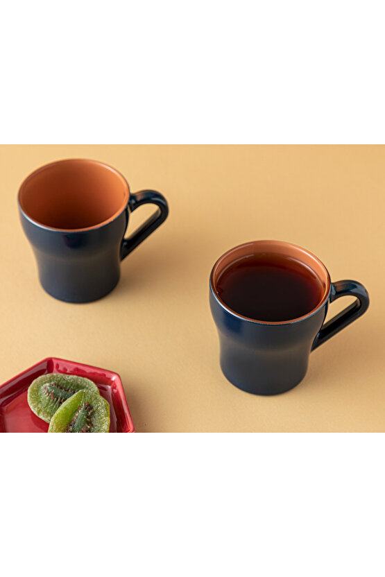 Colorest Cam 2li Kupa 210 Ml Turuncu - Lacivert