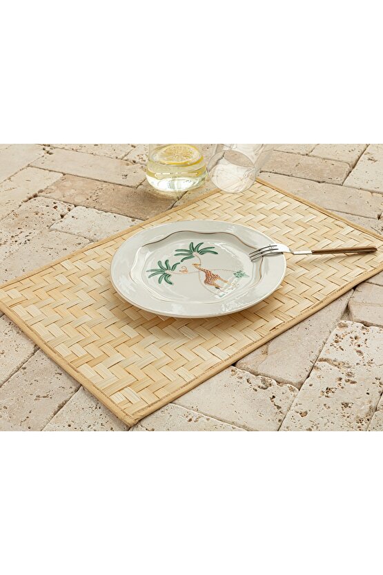 Alami Bambu Amerikan Servis 45x30 Cm Naturel