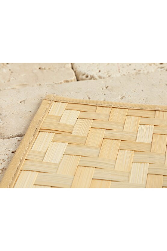 Alami Bambu Amerikan Servis 45x30 Cm Naturel