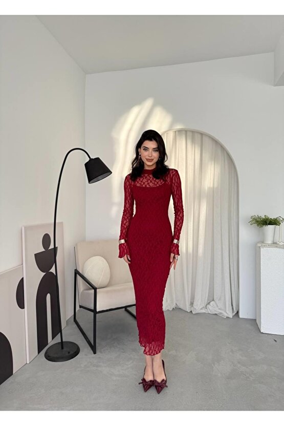 Vedo Çiçek Detaylı Elbise