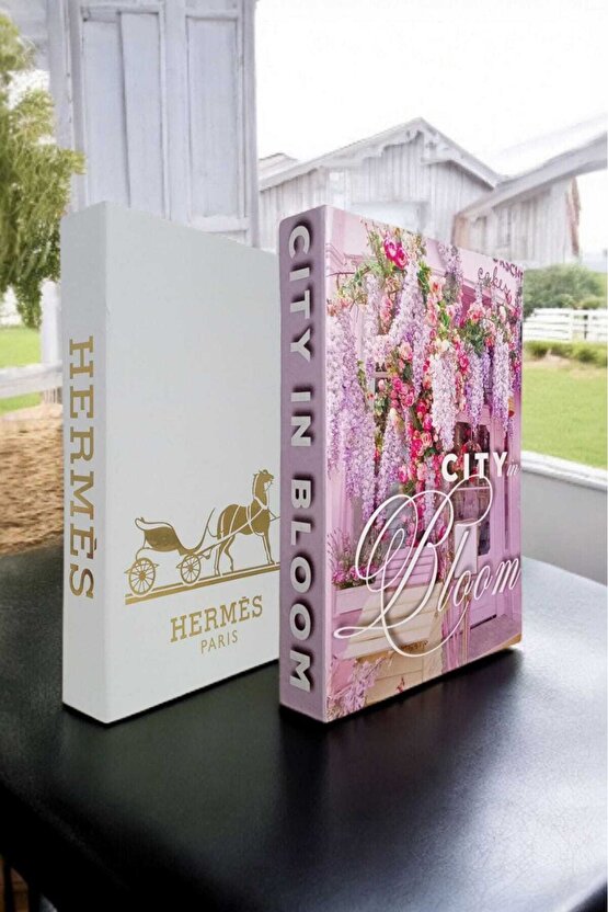 Dekoratif Kitap Görünümlü Kutu 2li Set Decorative Book Looking Box