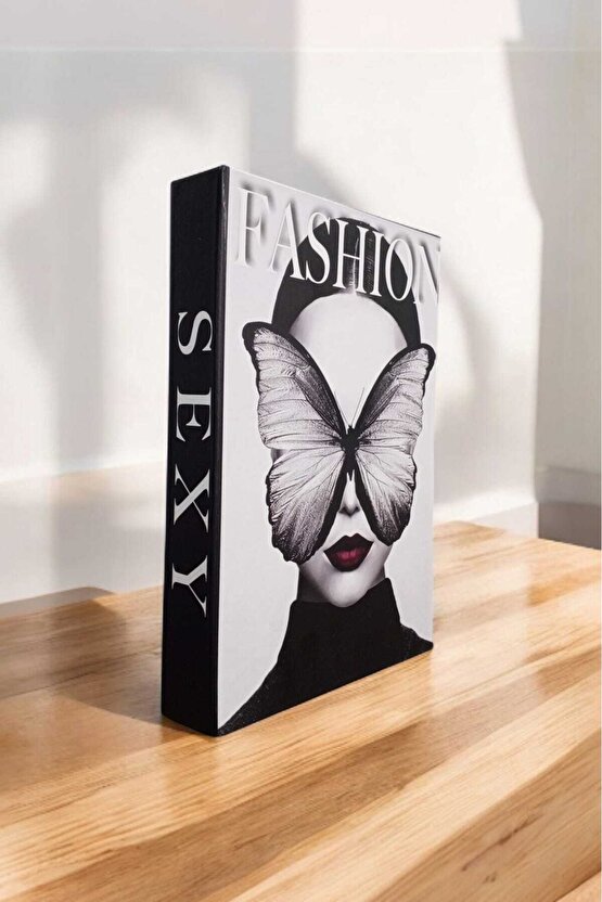 Dekoratif Kitap Görünümlü Kutu 2li Set Decorative Book Looking Box