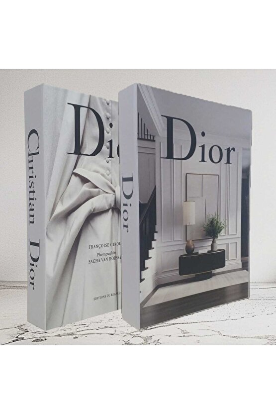 Dekoratif Kitap Görünümlü İçi Açılabilir Kutu 2 Adet