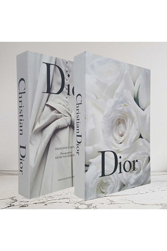 Dekoratif Kitap Görünümlü İçi Açılabilir Kutu 2 Adet