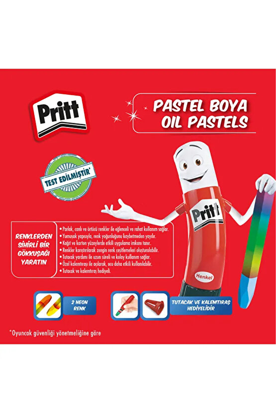 Pastel Boya Çantalı 12 Renk