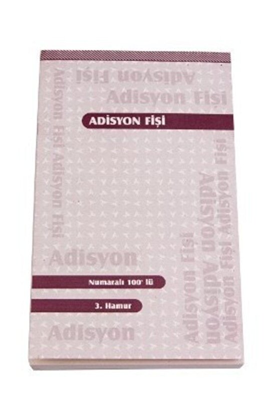Adisyon 3.hamur Numaralı 10 Adet