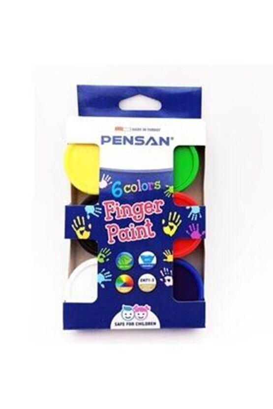 6 Renk Parmak Boyası Karışık