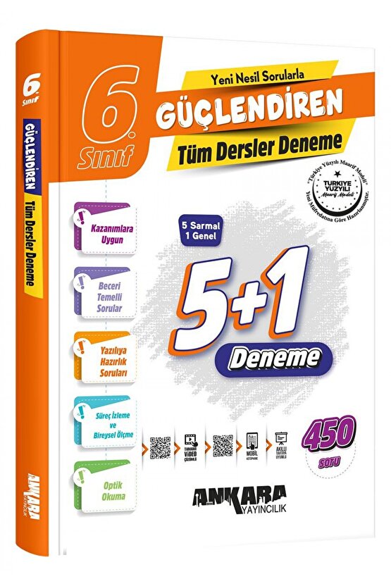 6. Sınıf Güçlendiren Tüm Dersler Denemeler
