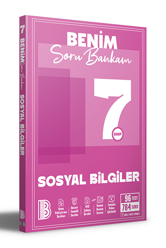 7. Sınıf Sosyal Bilgiler Benim Soru Bankam  Kolektif  Benim Hocam Yayınları  9786256073883