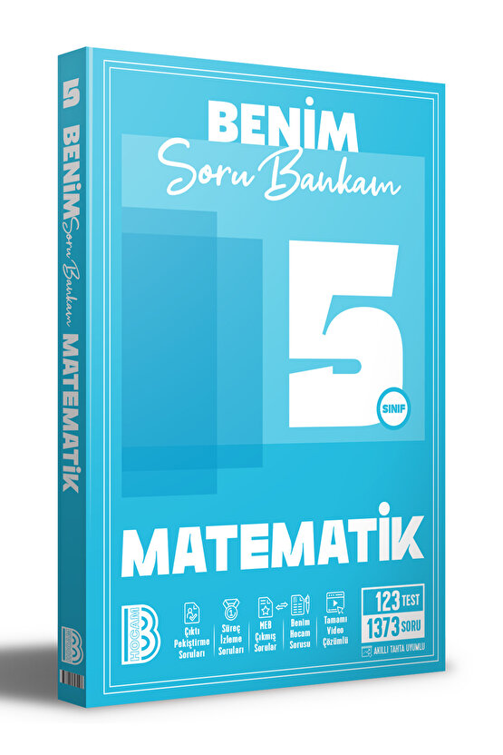 5. Sınıf Matematik Soru Bankam  Kolektif  Benim Hocam Yayınları  9786255847027