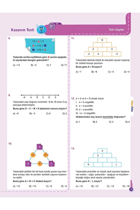 7. Sınıf Hiper Matematik Konu Anlatımlı & Etkinlikli Soru Bankası Nw | Serkan Akça