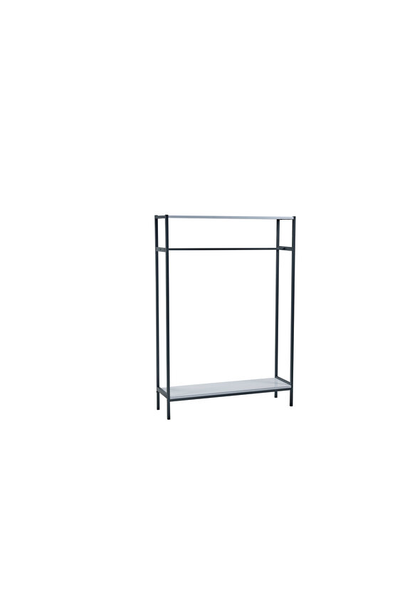 Raflı Askılık Konfeksiyon Askısı Elbise Askılığı