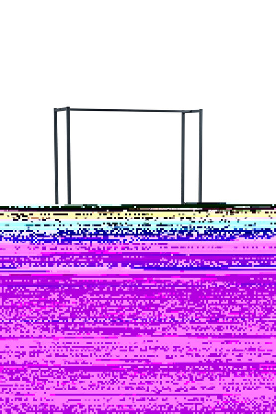 Üç İplik İçi Pamuklu Ara Biyeli Baskılı Baggy Eşofman Pantolon - Siyah