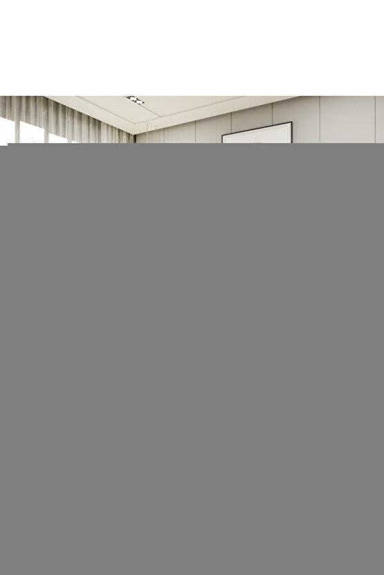 Unisex Bisiklet Yaka Baskılı Oversize T-Shirt - Beyaz