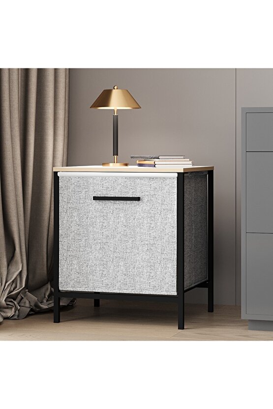 Çok Amaçlı Dolap 1 Çekmeceli Komodin Sehpa