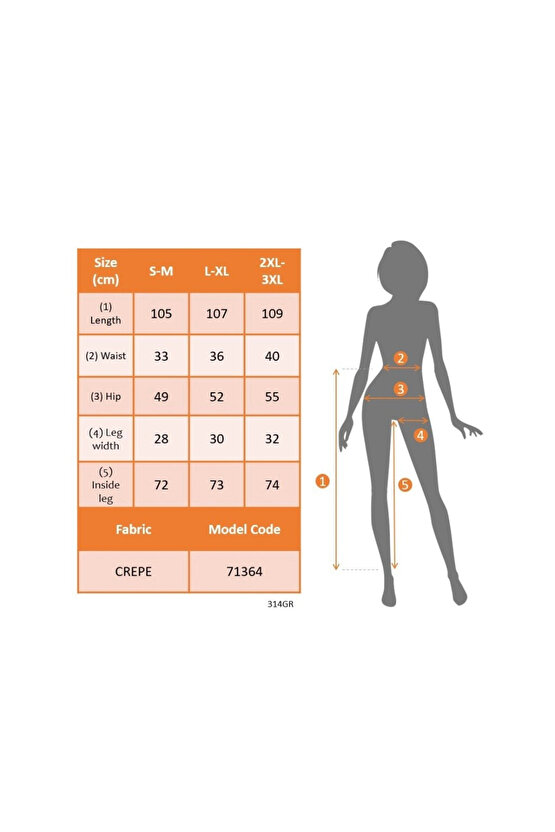 Kadın Yüksek Bel Cepli Cırt Kapama Janjan Krep Pantolon