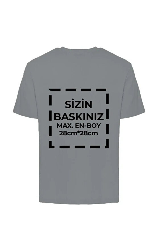 Tişört Tasarla 201 Kumaş - Füme