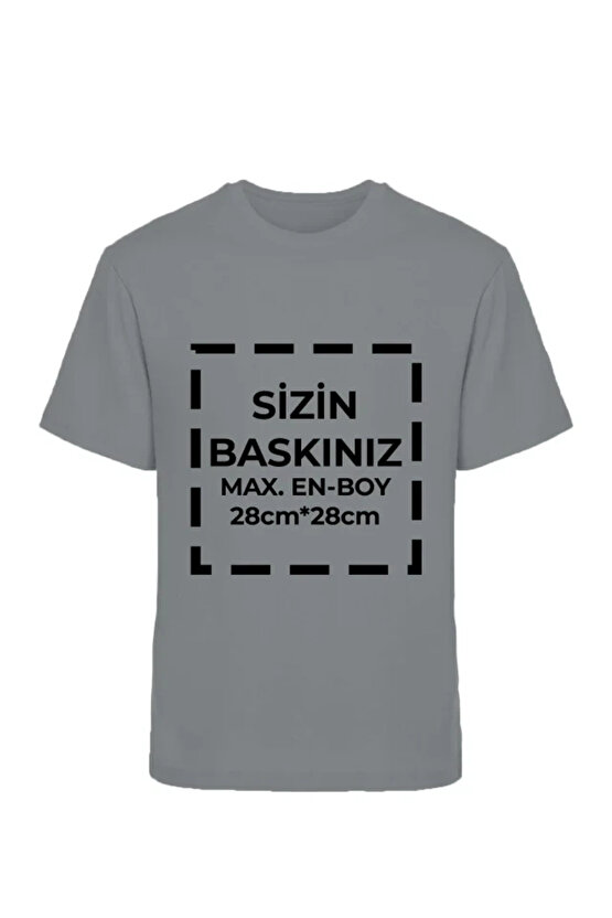 Tişört Tasarla 201 Kumaş - Füme