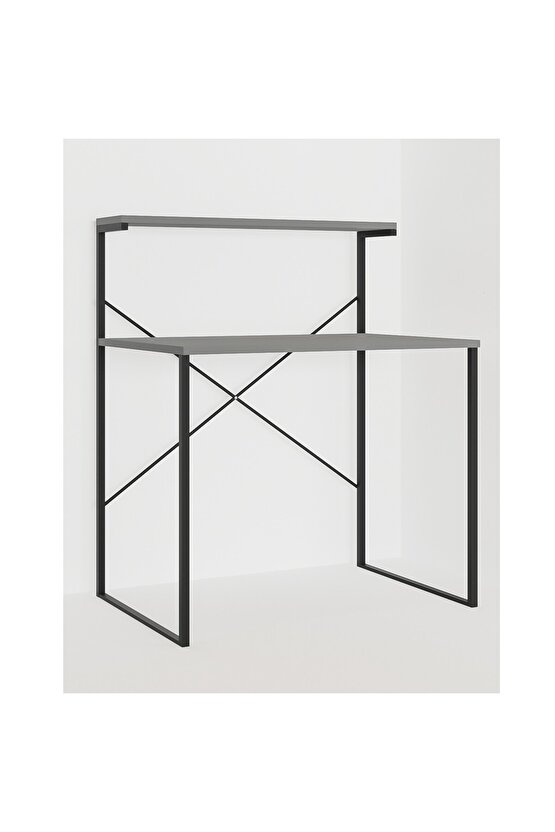 Raflı Çalışma Masası 60x90 Ofis Masası Ders Masası Çok Amaçlı Çalışma Masası