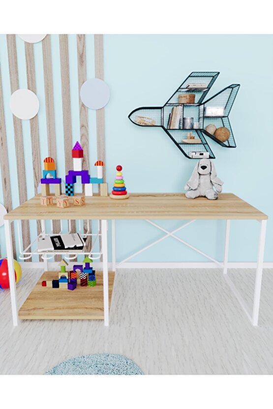 Çocuk Çalışma Masası Ve 2 Sandalyeli Oyun Etkinlik Aktivite Masası