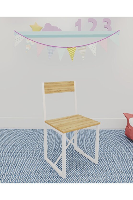 Çocuk Çalışma Masası Ve 2 Sandalyeli Oyun Etkinlik Aktivite Masası