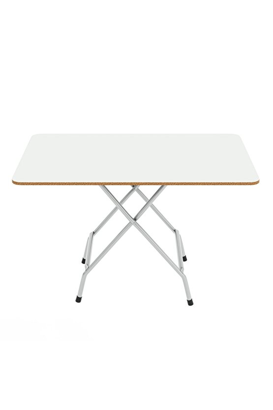 60x90 Beyaz Katlanır Masa Kırma Mutfak Masası 1117