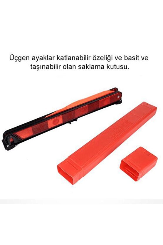 Universal Lüks Üçgen Refrektör Kutullu Metal Ayak Reflektör