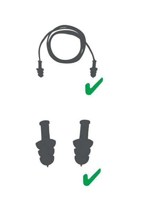 DELTAPLUS CONICFIR050 KOLAY KAVRANABİLEN YENİDEN KULLANILABİLİR KULAK TIKACI, 50Lİ KUTU