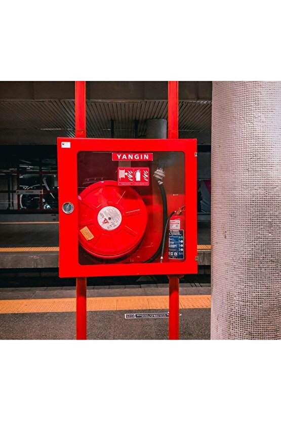 1 YARI SERT YANGIN DOLABI HORTUMU YARI SERT YANGIN HORTUMU TS 694 BELGELİ 100 MT