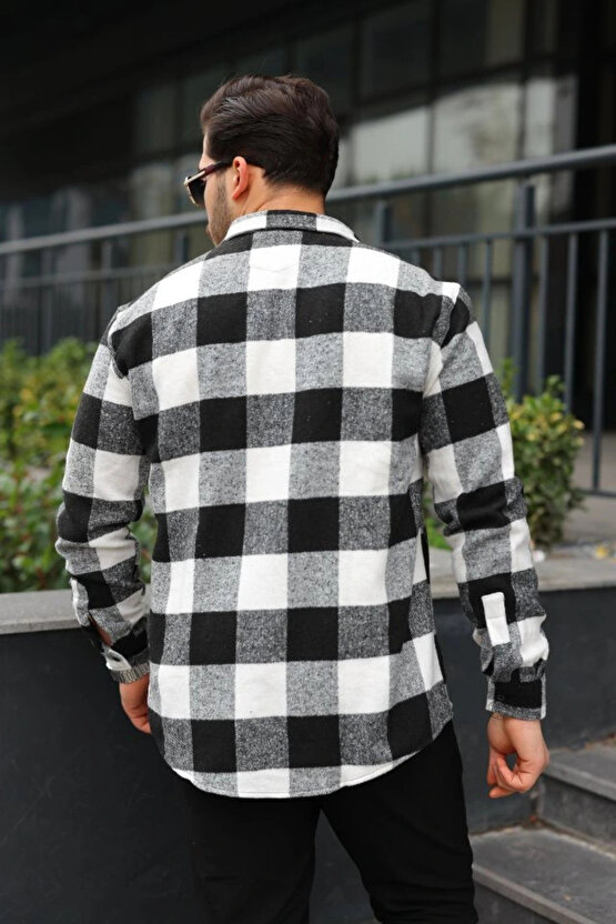 Erkek Ekose Desenli Oduncu Gömlek