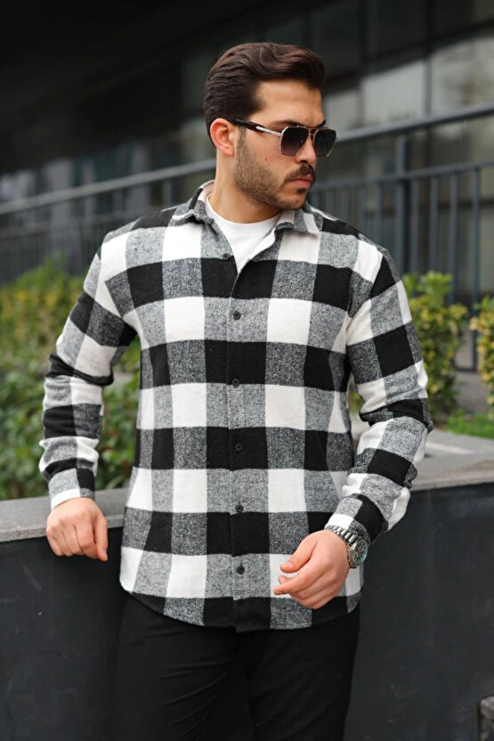 Erkek Ekose Desenli Oduncu Gömlek