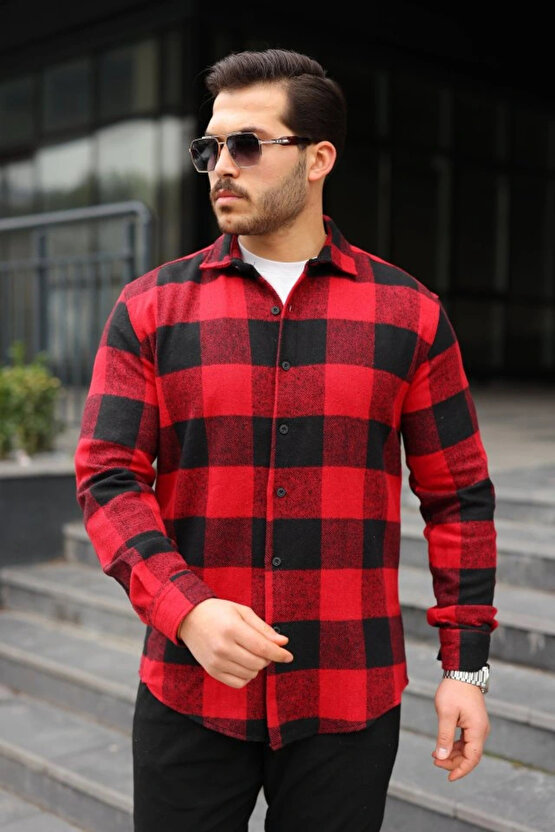 Erkek Ekose Desenli Oduncu Gömlek