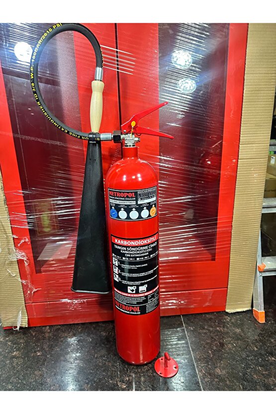 5 Kg Co2 Gazlı Yangın Söndürme Cihazı