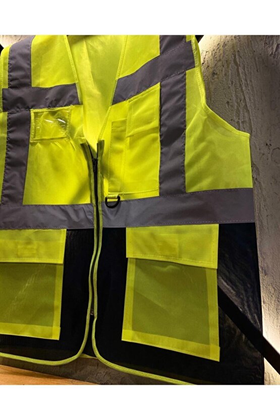 Yönetici Yeleği Mühendis Tipi Dolunay Iş Güvenliği