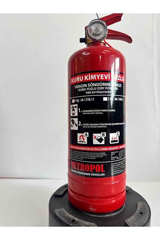 1 Kg Yangın Söndürme Tüpü Araç Yangın Tüpü Ev Işyeri