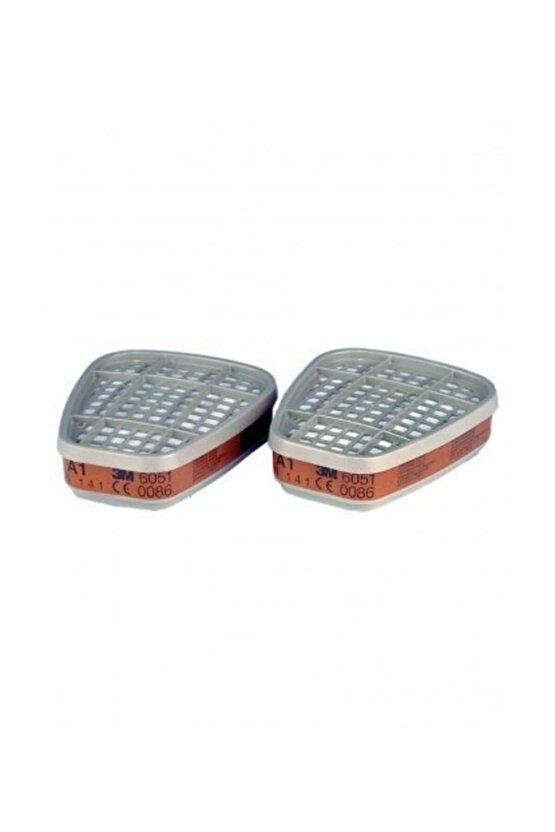 6051 A1 Organik Gaz Buhar Maske Filtresi - 1 Çift