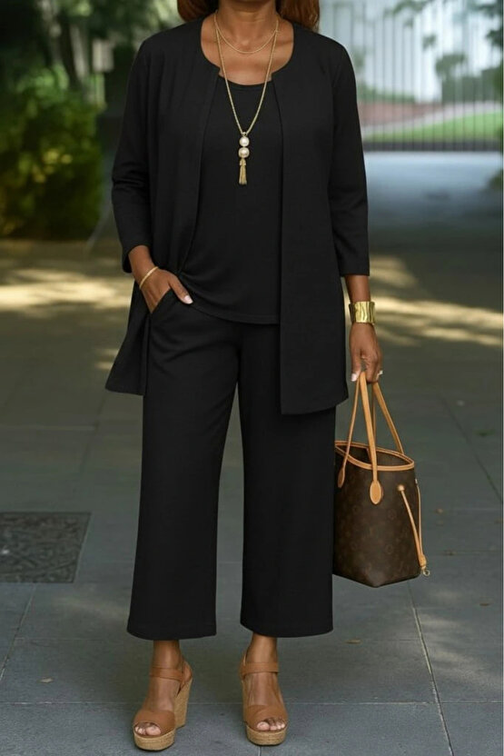 Kız Çocuk Mor Uzun Kol Pijama Takımı