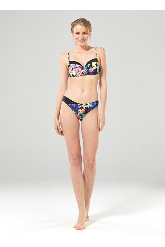 Kadın Uzun Kollu V Yakalı Arkadan Düğmeli Mini Ithal Krep Elbise