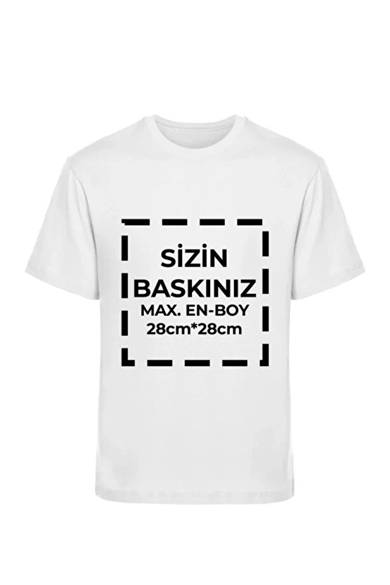 Tişört Tasarla 201 Kumaş - Beyaz