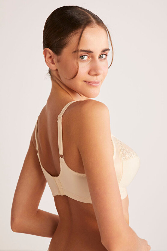 Kadın Barbara Ten Sütyen Balensiz Toparlayıcı