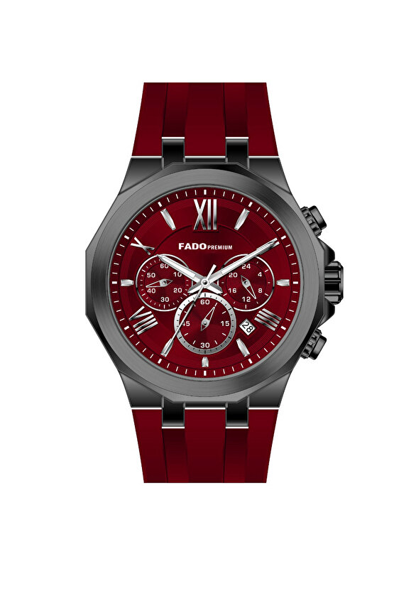 & 00010   Erkek Kol Saati  Silikon Kordonlu